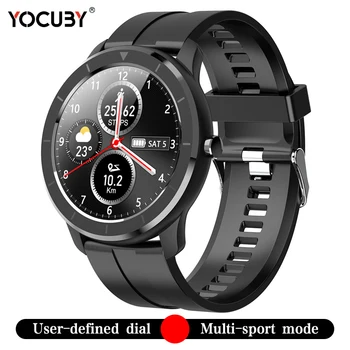 

YOCUBY Smart Watch Men Smartwatch IP68 Waterproof Call Reminder Heart Rate Sleep Monitor Blood Pressure Custom Watch Face