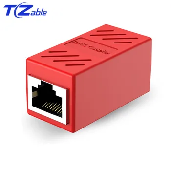 

1pc RJ45 Coupler Network Female Connector For Cat7/Cat6/Cat5e Ethernet Cable Extender Adapter Female to Female RJ 45 Converters