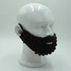 Handmade Knitted Funny Fake Beard Man Face-warmer Cap High Quality Winter Beanie Hat For Christmas Halloween Costume Party 2