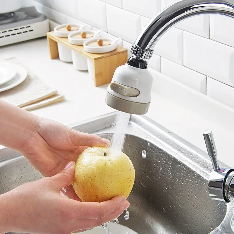 

New Kitchen Faucet Torneira Gourmet Kitchen Accessories Faucet Aerator Tap Booster Shower Three gears Rotational positioning