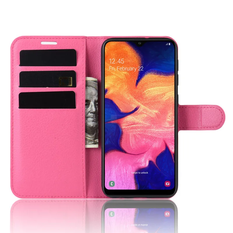 Кожаный чехол-бумажник с откидной крышкой для samsung A10E, чехол-книжка для телефона samsung Galaxy A10E, чехол для samsung A10e
