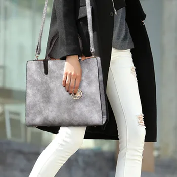 

Women Shoulder Bag 2020 Fashion Oil Skin Mother Bag Three-piece Set Slant Convenient Material Beneficial Female Handbag