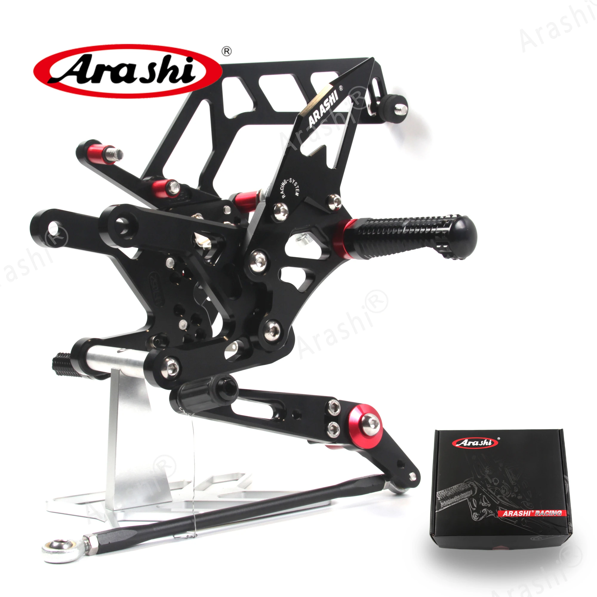 

Arashi Motorcycle Adjustable Foot Pegs Set For YAMAHA MT10 FZ10 2016 2017 2018 2019 CNC Rider Footrest Rearset MT FZ 10 MT-10