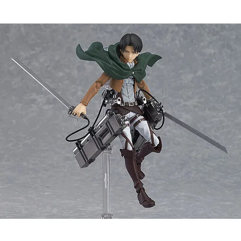 Атака на Титанов Mikasa Ackerman Аниме Фигурки игрушки Figma 203 213 фигурка супер герой ПВХ