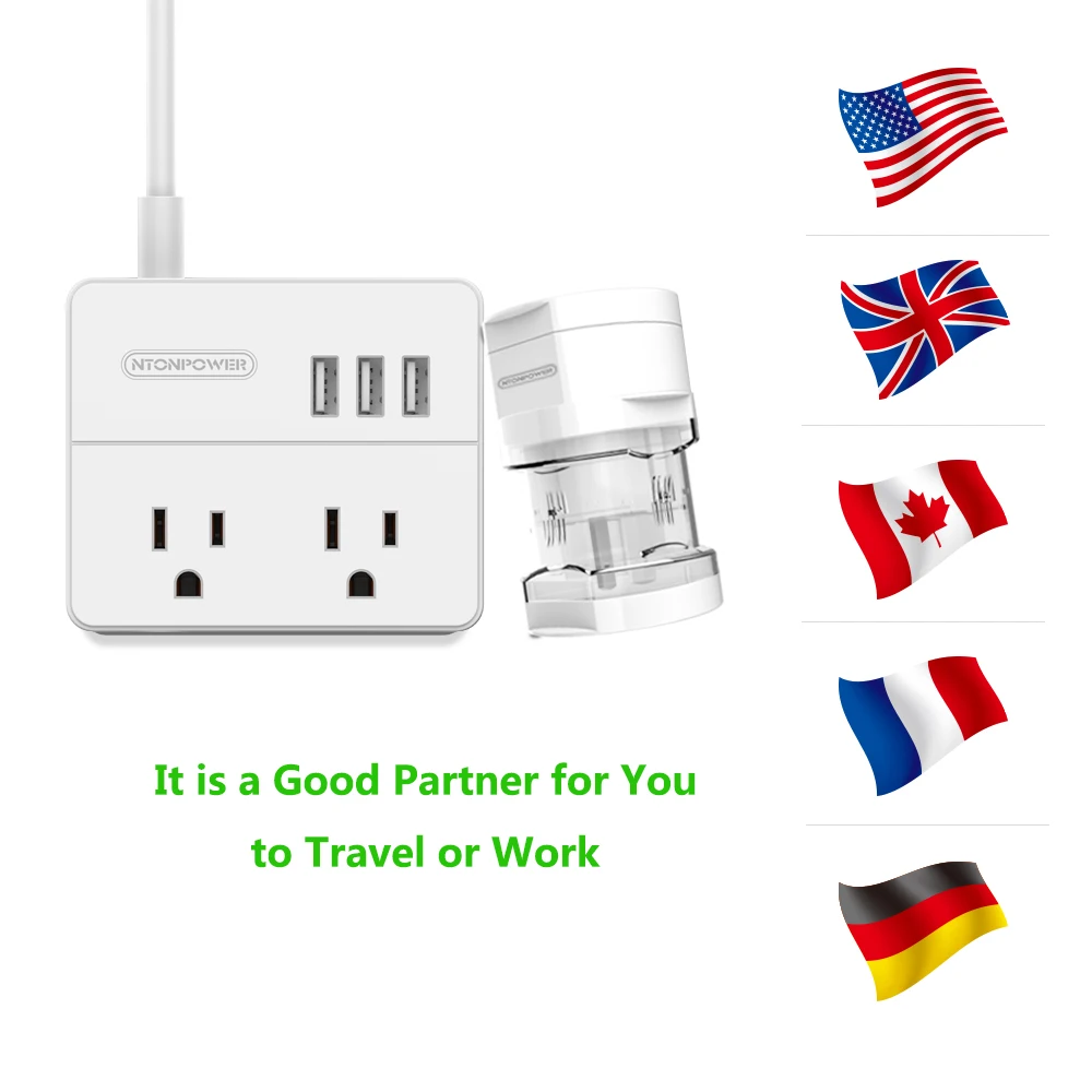 Ньтон Мощность OSP электрическая розетка USB полосы штепсельная вилка