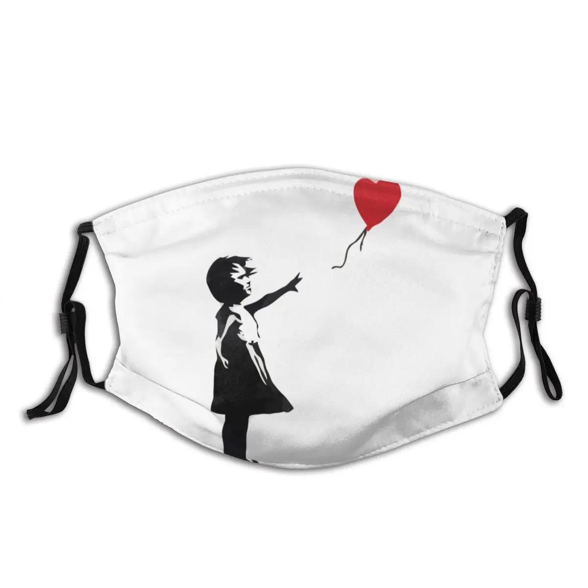 Banksy девушка уличный художественный не одноразовый с фильтром рот маска для лица