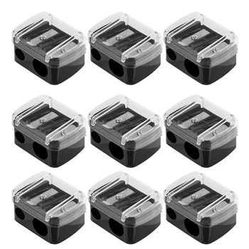 

30pcs Cosmetic Pencil Sharpener Makeup Supplies Useful Cosmetic Accessories Home Gadget for Eyebrow Lip Liner Eyeliner (Black)