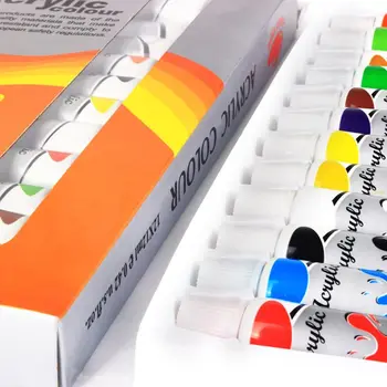 

12 x 12ml Heavy Body Colors Rich Pigments Acrylic Paint Set for Painting Crafts