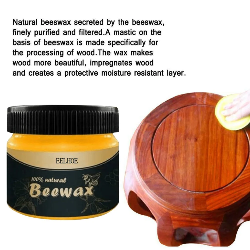 Деревянная приправа Beewax полное решение уход за мебели Beewax домашняя очистка натуральная мебель с пчелиным воском уход полированный