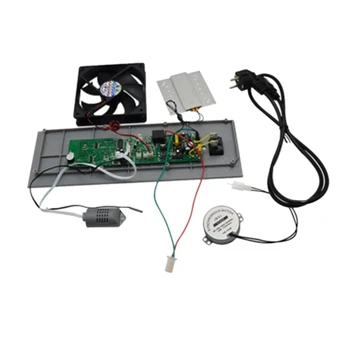 

BEAU-Exhaust Fan Button Switch with Motor Temperature Control Humidity Diaplay Hatching Incubator Controller Set Pet Supplies Po