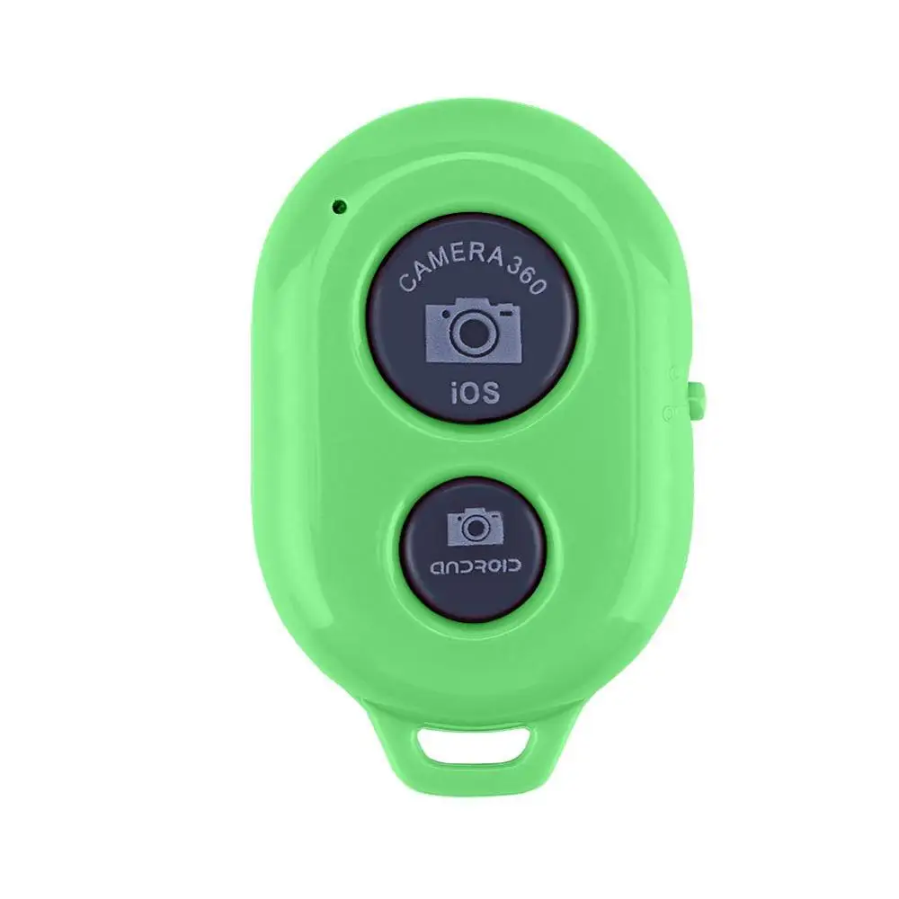 Green Беспроводной Bluetooth пульт дистанционного управления камерой спуска затвора Кнопка автоспуска для iPhone/iPod/iPad/Xiaomi/sony IOS Android - Color: Green