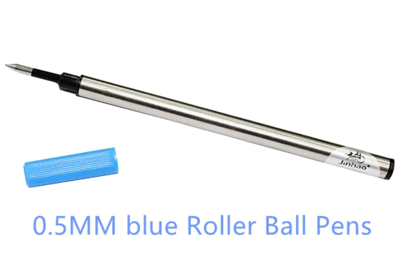 10PCS Ballpoint Pen Refill JINHAO Standard Black and Blue Ink Rollerball Pen Refill 0.5MM 0.7MM Office School Accessories 4