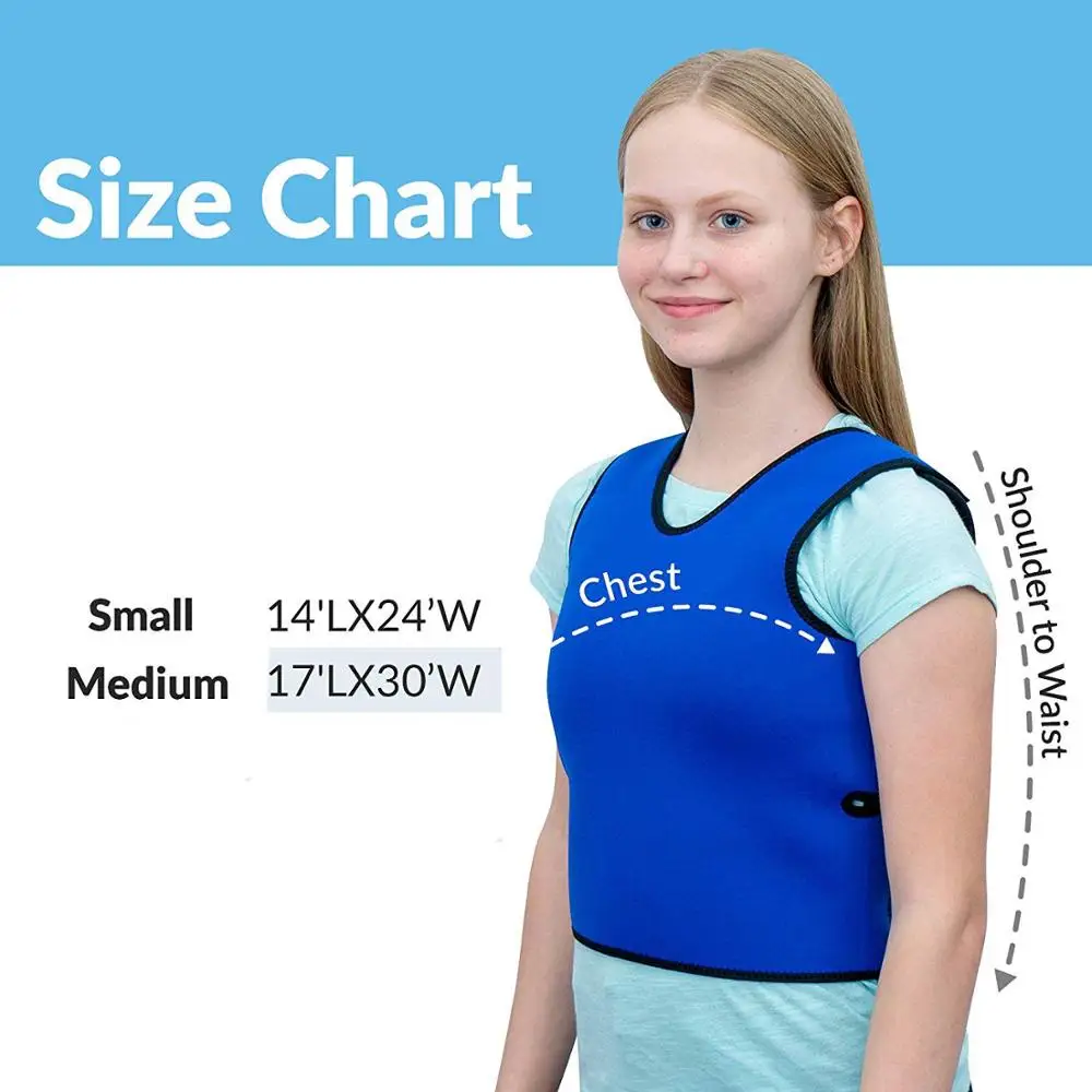 Sensory Deep Pressure Vest for Kids Comfort Compression Vest for Autism Hyperactivity Mood Processing Disorders Breathable - Image 4