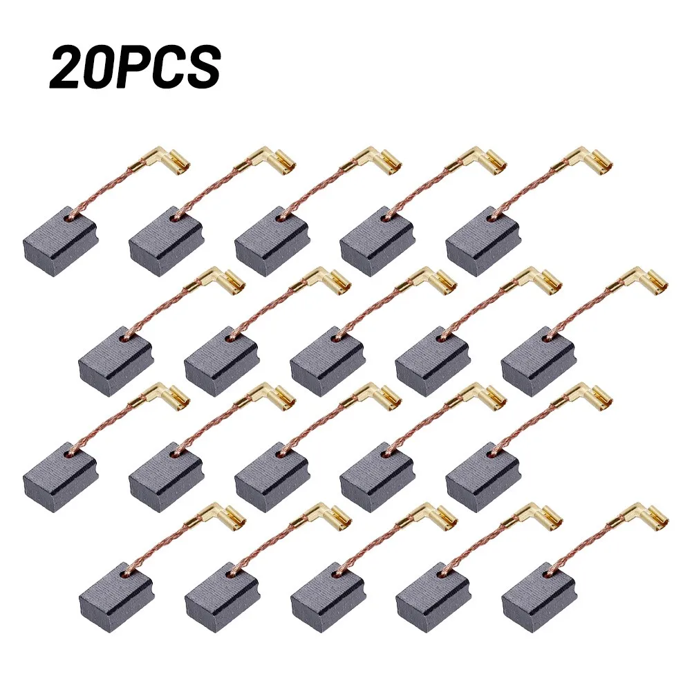 Lot De 4 Balais De Charbon Moteur 17mm X 17mm X 7mm - Remplacement Pour Outils Électriques