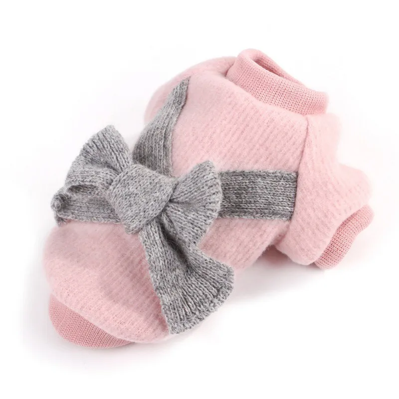 

Pet New Design Winter Sweater, Dog Padded Clothes with Bow Knot of the Back, Comfortable and Breathable