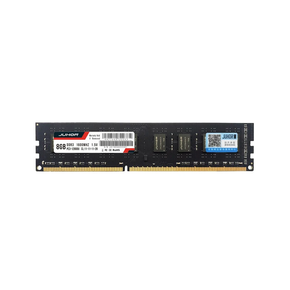 JUHOR DDR3 4 Гб 1600 МГц 1,5 в Настольный ПК банк памяти ПК Оперативная память низкое энергопотребление Широкая совместимость
