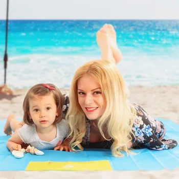 

Portable 3 In 1 Raincoat Poncho Multi-functional Picnic Camping Mat Outdoor Waterproof Nylon Camping Tent Mat Travel Beach Pad