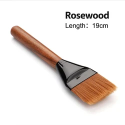 Wood Handle Coffee Grinder Cleaning Brush - Espresso Machine Cleaner and Barista Tool (Rosewood)