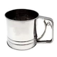 Ручной инструмент для выпечки торта из нержавеющей стали ручная мука ажурная сетка чашка сито шейкер, мука, кухня, фильтр