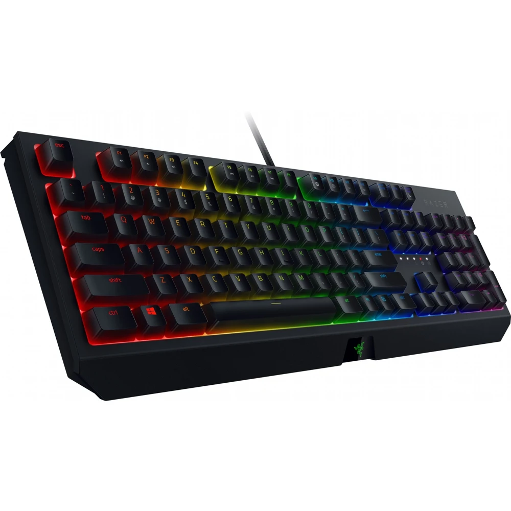 Клавиатура Razer Blackwidow механическая черный USB Multimedia for gamer LED
