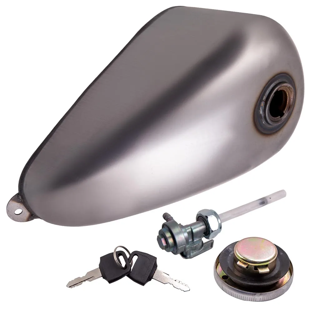 

Replacement 1.5 Gallon 5L Gas Fuel Tank Direct Mount for Harley Sportster 55-78
