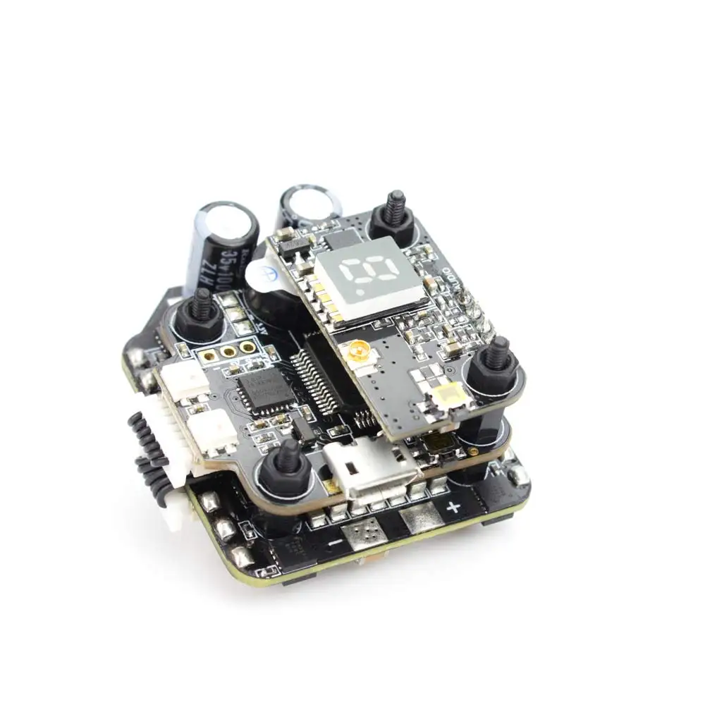 

RC Drone Flight Controller Flytower with 35A 2-6S BLHeli_32 4 in1 ESC OSD VTX for RC FPV Racing Drone