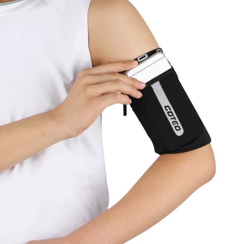 Brazalete deportivo para correr para teléfono móvil, bolsa de brazo de Fitness para Huawei, IPhone, Universal, 7,5 pulgadas