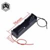Black Plastic 1x 2x 3x 4x 18650 Battery Storage Box Case 1 2 3 4 Slot Way DIY Batteries Clip Holder Container With Wire Lead Pin ► Photo 2/5
