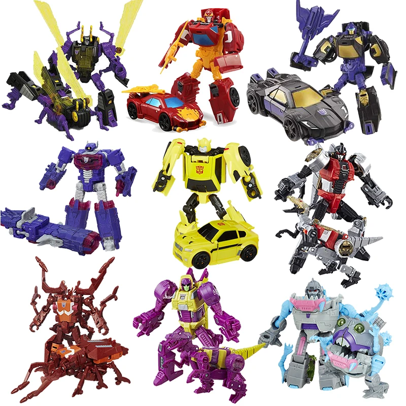 

Transformers IDW Commander Level G Series Bumblebee Kickback BlackJack Rodimus Shockwave Cindersaur Action Figures Model Toy 8cm