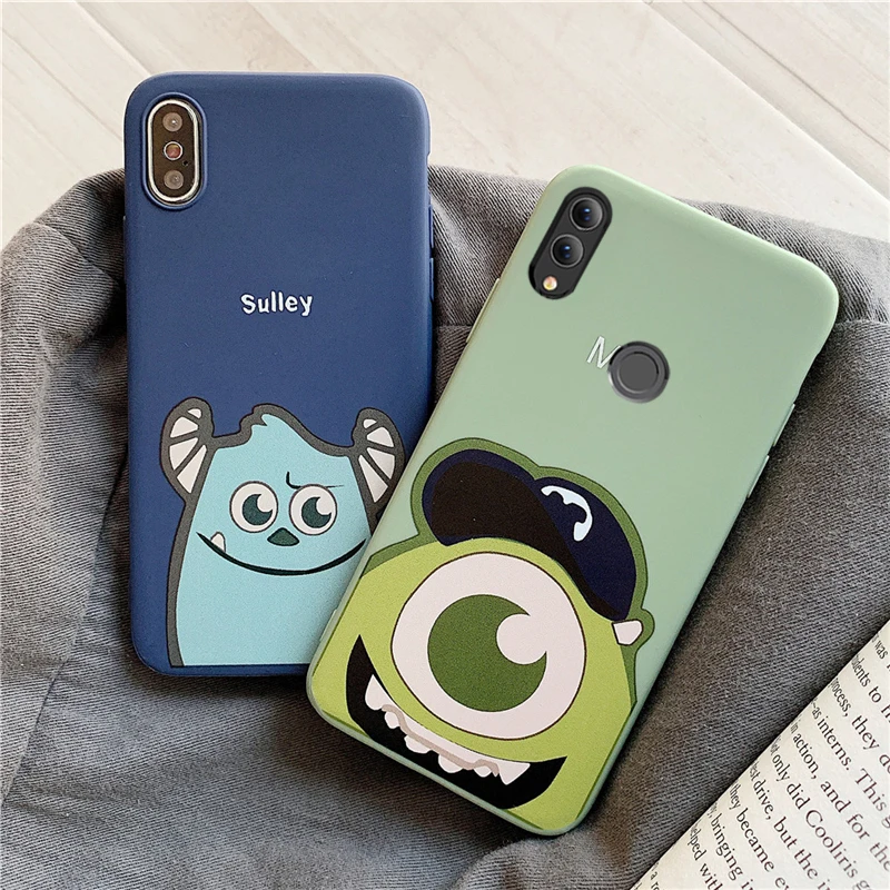 Чехол для Huawei Y9 2018 мягкий силиконовый бампер Y 9 2019 мультяшный Салли задняя крышка