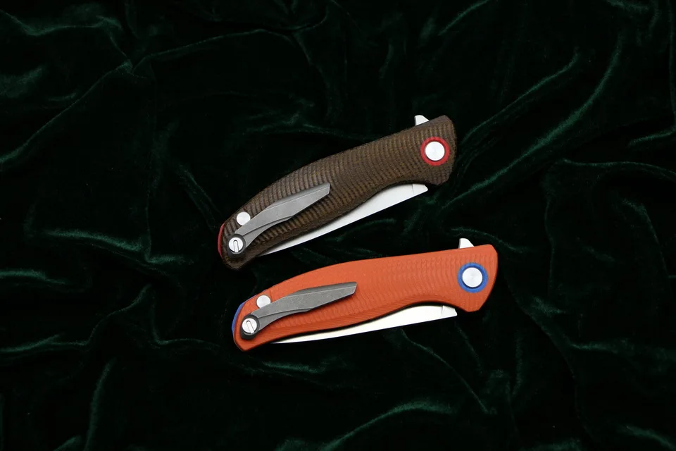 Kanedeiia Флиппер F3 складной нож D2 лезвие Титан+ Mikata G10 Ручка для кемпинга охоты выживания карманные Фруктовые Ножи EDC инструменты