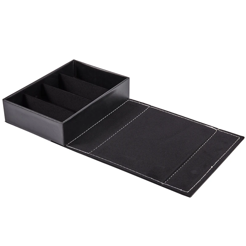 Коробка для солнцезащитных очков, 4 сетки, переносная коробка для очков для мужчин и женщин, коробка для демонстрации очков, коробка для хранения очков, отделка