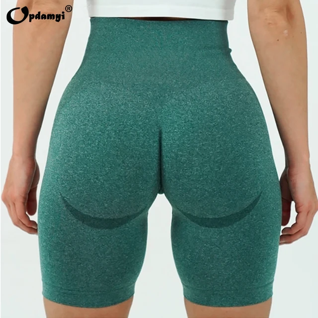 Gym Leggings  Yoga Shorts - Seamless Sports Short Women Summer Control  High Waist - Aliexpress