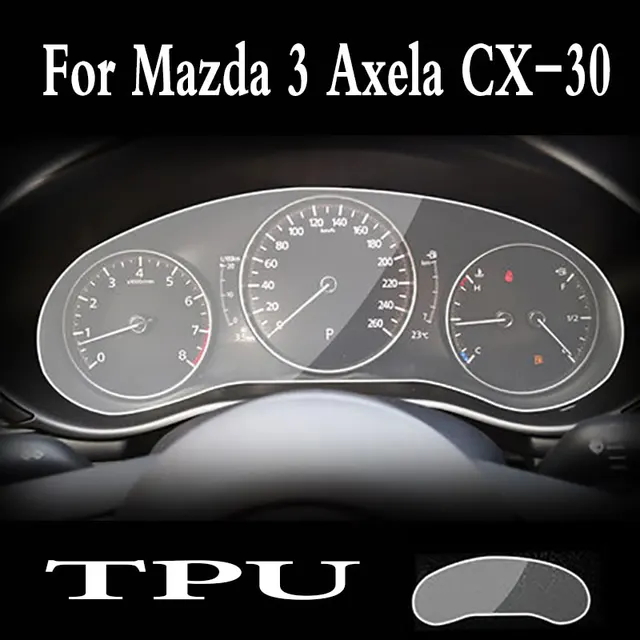 Für Mazda 3 8,8 Zoll 2019 2020 2021 GPS Navigation gehärtetem glas display-schutzfolie  PET instrument panel schutzhülle film - AliExpress