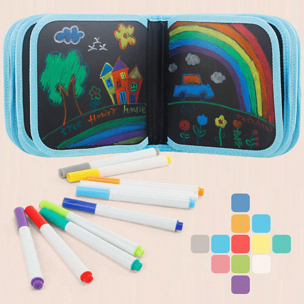 Ткань для поделок Игрушки для малышей цветные ручки милые без пыли дети легко протирать мультфильм подарок многоразовый набор книг для рисования Repeatable