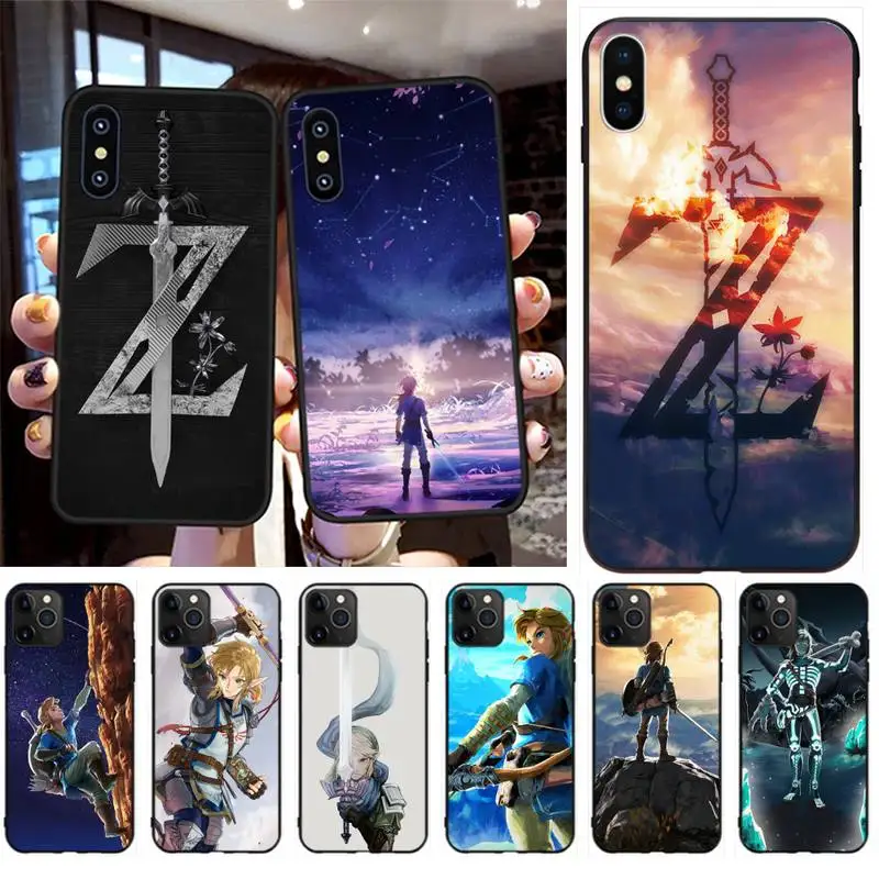 Мягкий силиконовый чехол для телефона PENGHUWAN The Legend Of Zelda из ТПУ iPhone 11 pro XS MAX 8 7 6 6S Plus X