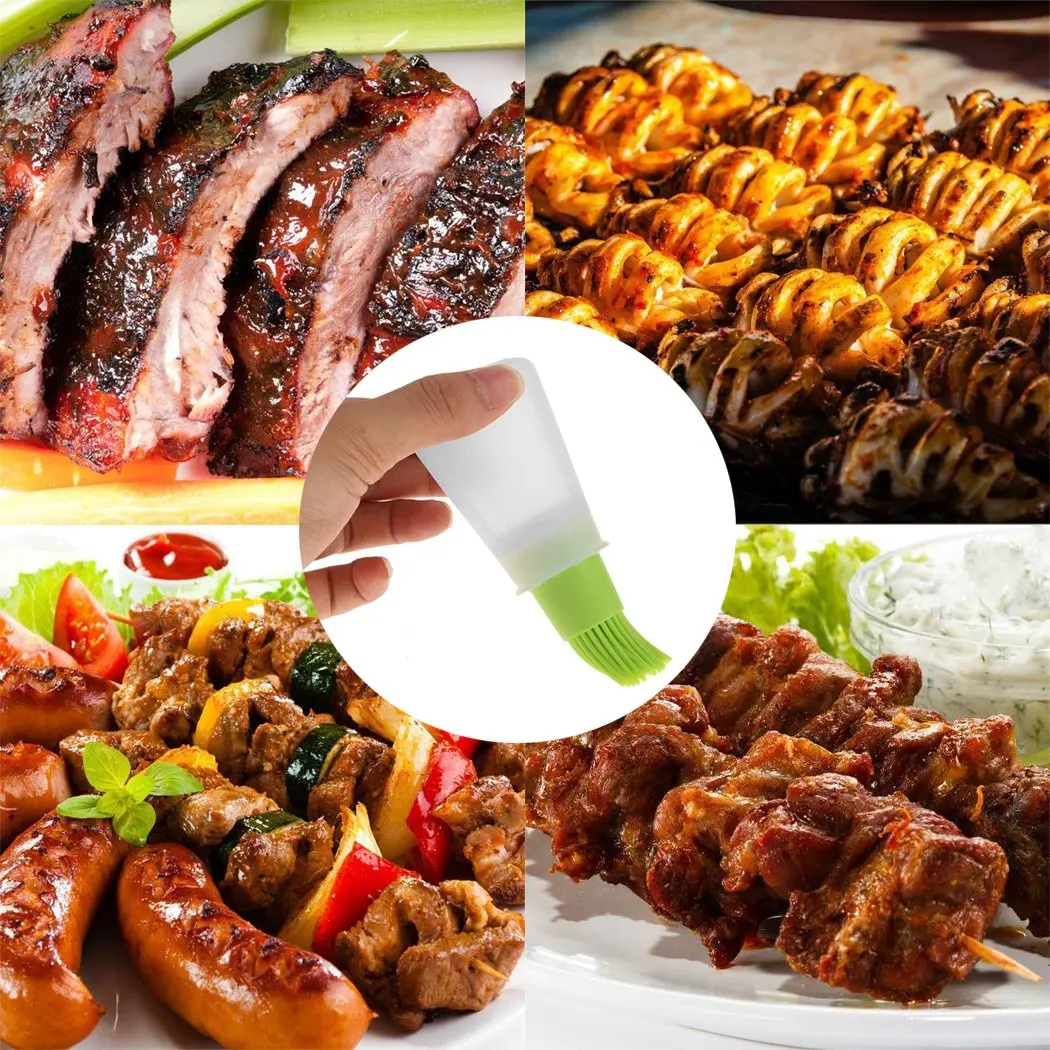 Силиконовая щетка для бутылки с маслом для выпечки жидкое масло щетка для обжарки торта Масло Хлеб кондитерские кисти принадлежности для барбекю Кухонные гаджеты инструмент