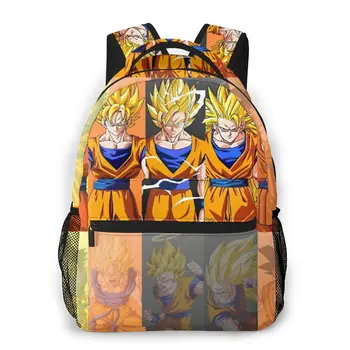 

Goku Students School Bags Boy Girl Fashion Dragon Ball Z Teens Books Backpack