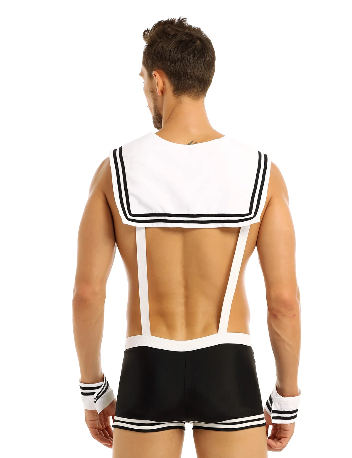 Cinturino Pettorale In Pelle Uomo - Costume Cosplay Gay Club, Regolabile - Foto 7