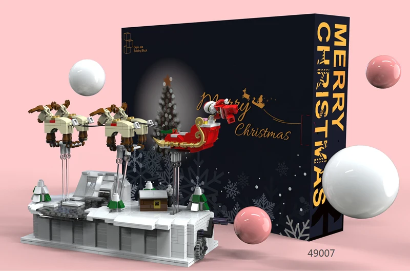 

75PCS Compatible Legos Technic Creatively Series Christmas Eve Flying Figure Building blocks bricks Toys for children Gifts