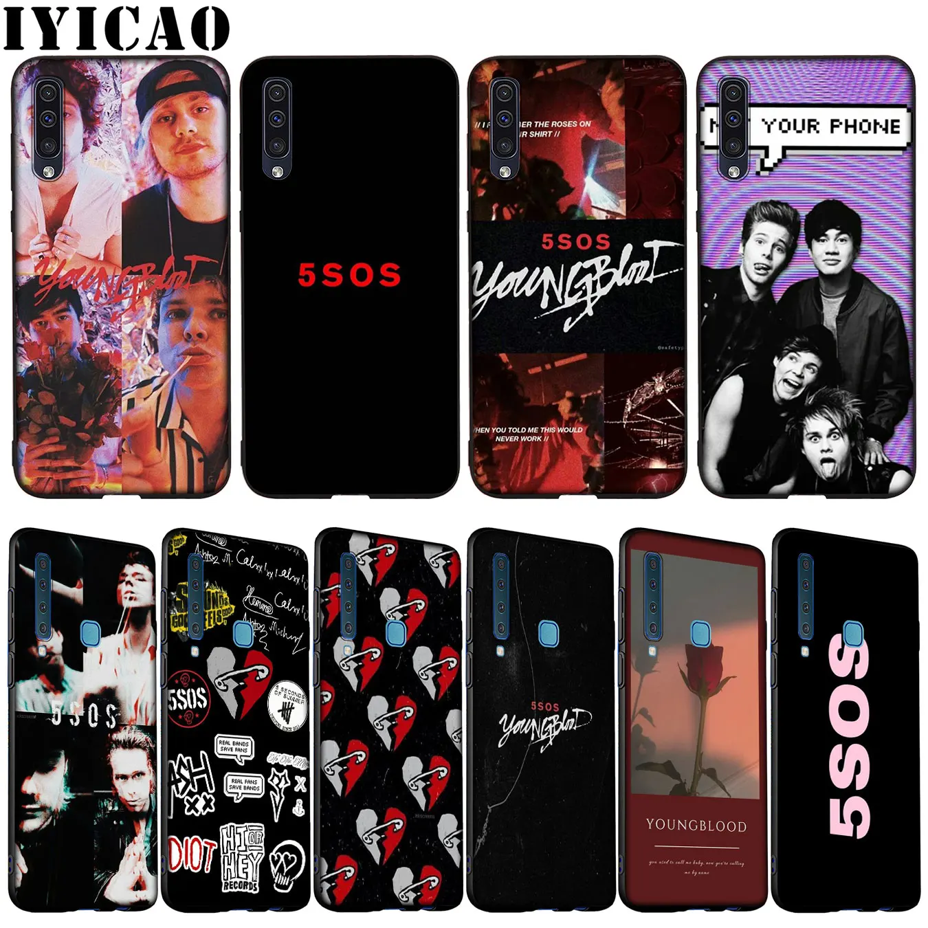 IYICAO 5 Seconds Of Summer Мягкий силиконовый чехол для телефона Samsung Galaxy A70 A60 A50 A40 A30 A20 A10 M10 M20