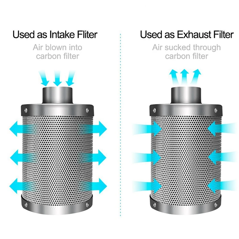 Угольный фильтр гидропоника, фильтр с активированным углем, уголь для комнатных растений, воздушный Вытяжной Фильтр, хлопок, очиститель воздуха, запчасти