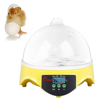 

7 Eggs Automatic Incubator Turning Poultry Incubator Digital Temperature Control Pigeon Hatcher Chicken Duck Bird Pigeon Hatcher