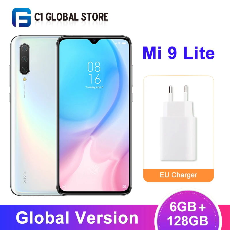 Глобальная версия Xiaomi Mi 9 Lite 6GB 128GB(CC9) Смартфон Snapdragon 710 Octa Core 48MP Тройная камера NFC 4030mAh