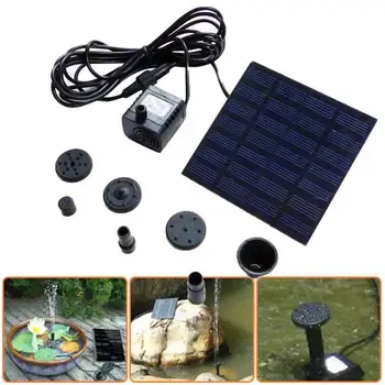 

Solar Fountain 200l/h 7v 1.4w Engineering Sun Power Decoration Garden Flo Water Home F7M1 Fountains Waterfall Pump Pool Bir C4T0