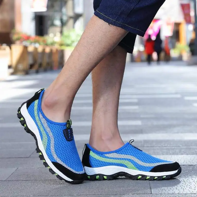 2021 new classic mesh casual summer shoes men sneakers comfortable set of convenient male non-slip platform | Обувь