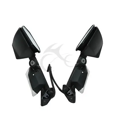 Боковые зеркала заднего вида поворотник для Kawasaki Ninja ZX10R 08-10 ZX6R 05-08 07