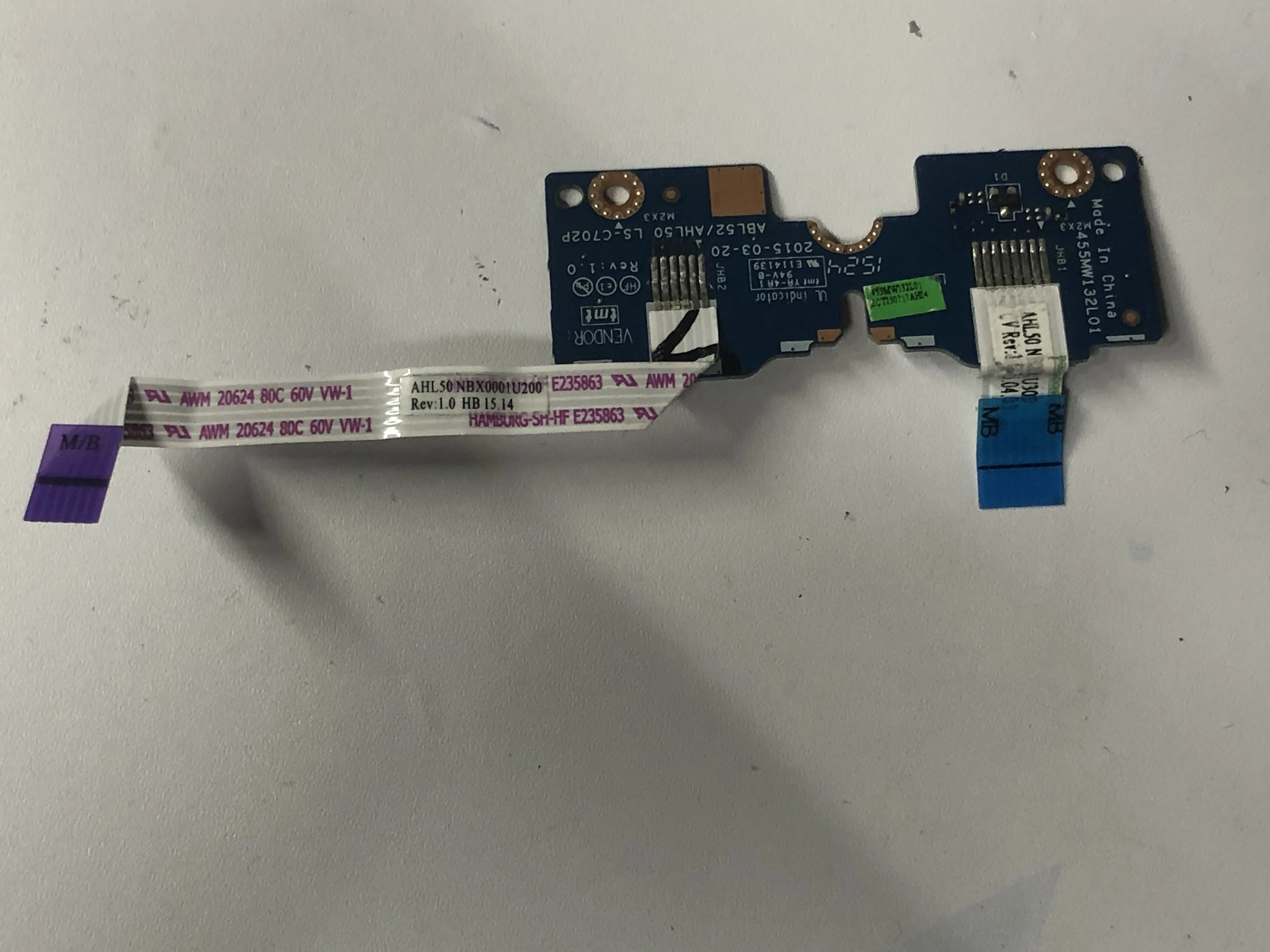 Utilizzato Per Orijinal Hp 15-A 255 G4 250 G4 15-Ac 15-Af Dokunmatik Hp Reklam Mouse # # Kurulu Ls-C702P Kucretsiz Kargo