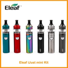 Комплект Eleaf iJust Mini, встроенный аккумулятор 1100 мАч, 25 Вт, Ом, GT M/GT, C головкой катушки, емкость 3 мл, VS iJust 3, электронная сигарета