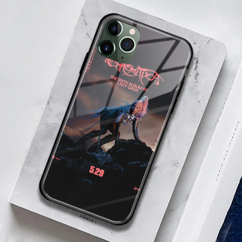 Chromatica lady gaga soft silicone Tempered Glass For iPhone SE 6s 7 8 Plus X XR XS 11 12 mini Pro Max Phone Case Cover Shell | Мобильные